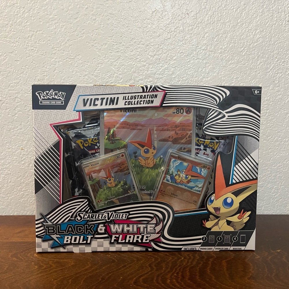 Pokémon TCG Scarlet & Violet Victini Illustration Collection Set Box